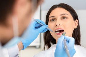 woman receiving dental fillings and sealants in upper kirby tx